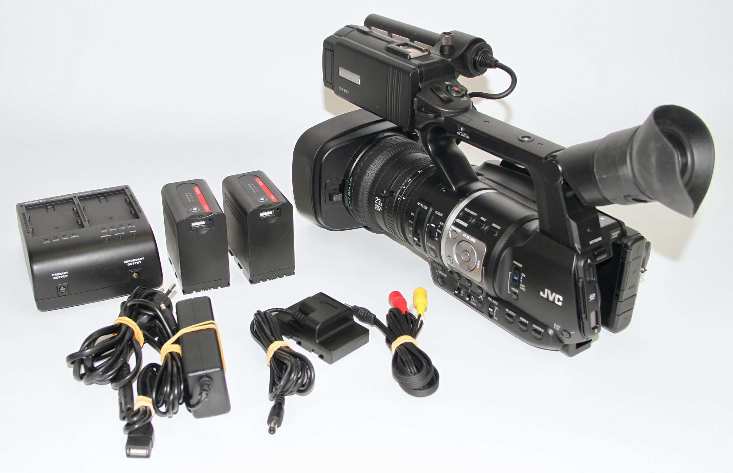 JVC GYHM600E, HD Memory Card Camera Recorder, very low hours. (new